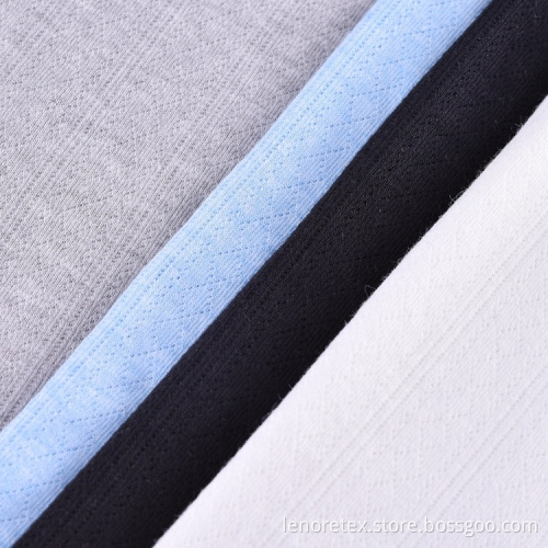 Polyester Rayon Nylon Sticka Jacquard Rib Fabric